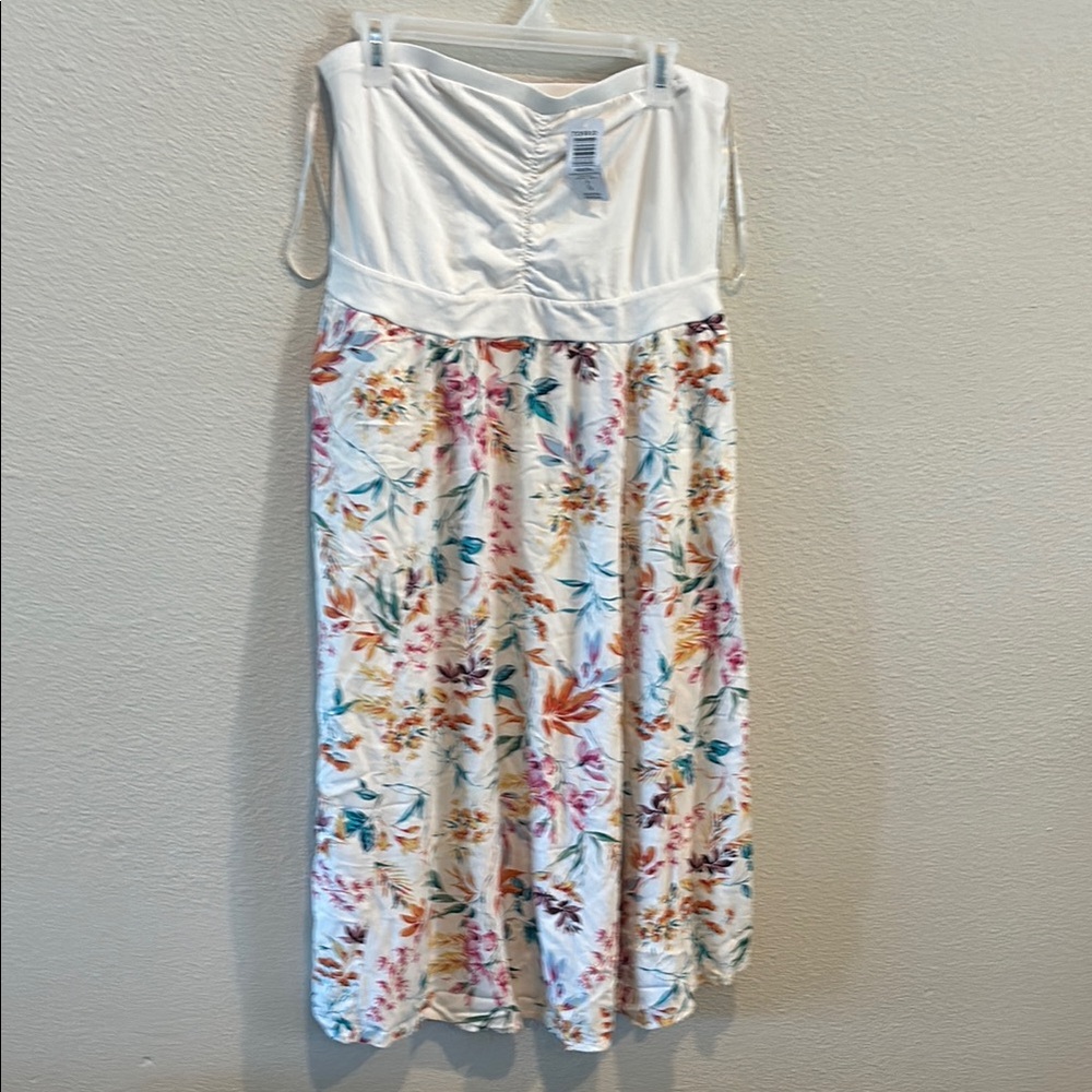 NWT TORRID Floral Strapless Dress - Picture 5 of 7
